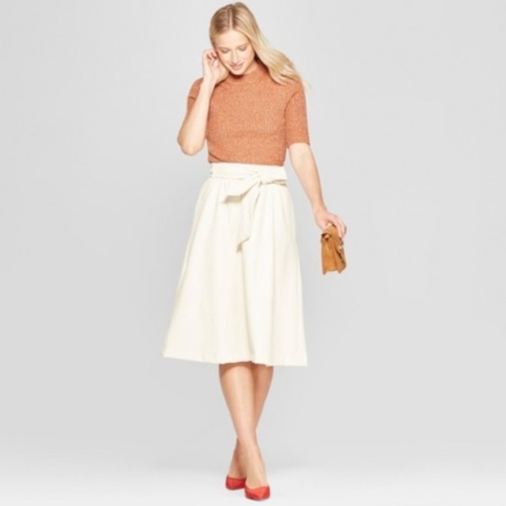 NWT Faux Leather Skirt